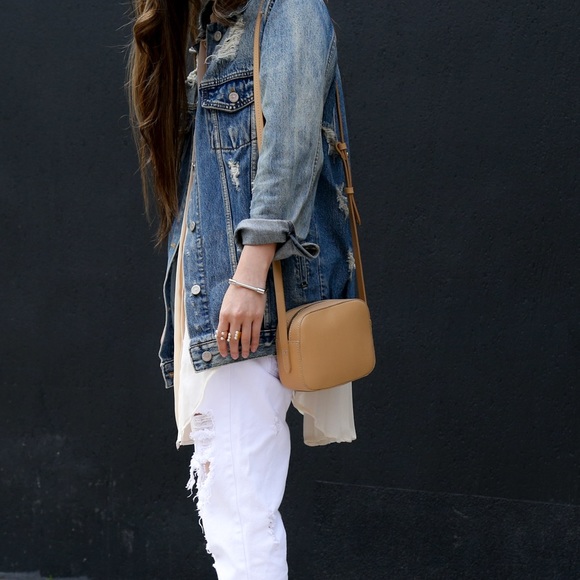 J. Crew Handbags - {J. Crew} Marlo Tan Leather Crossbody Bag